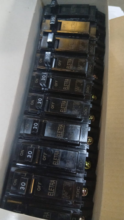 GE TQL1230X 30-Amp 1-Pole 240V Plug-In Circuit Breaker