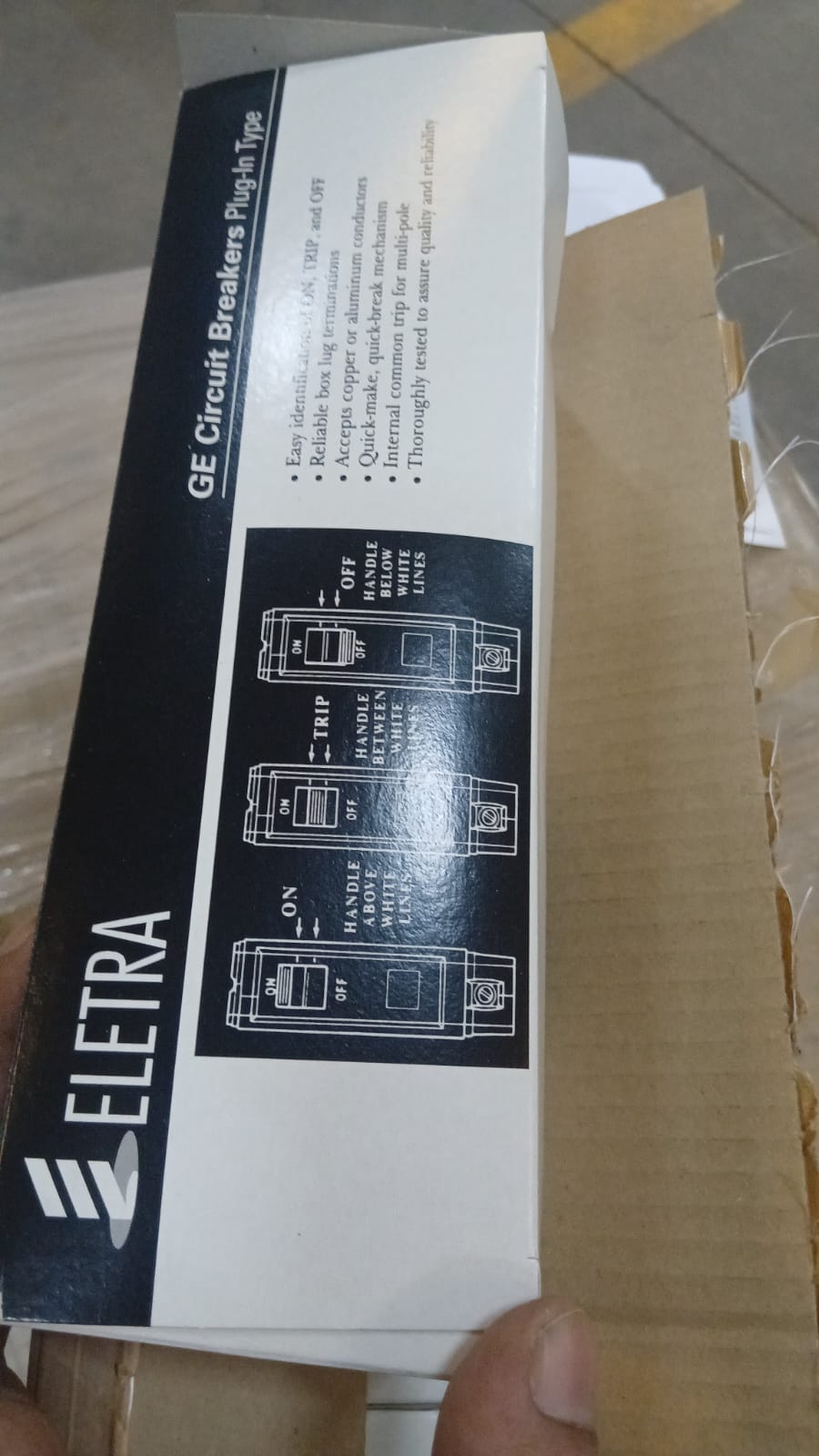 GE TQL1230X 30-Amp 1-Pole 240V Plug-In Circuit Breaker